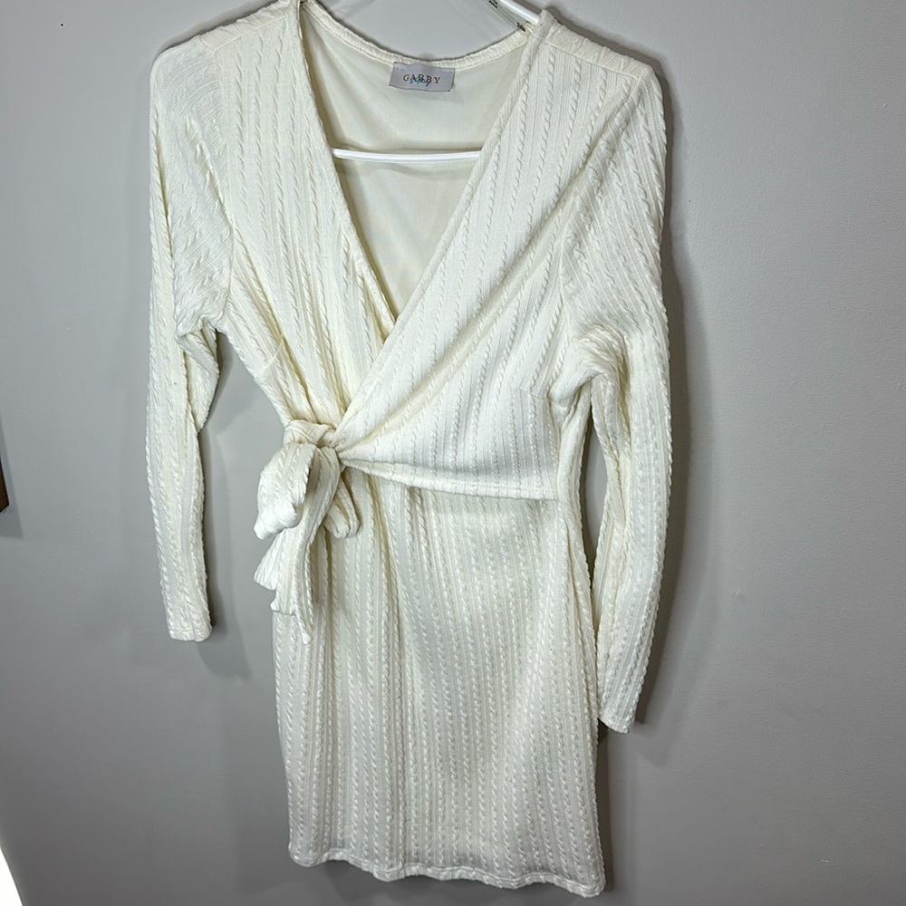 White beautiful midi dress
